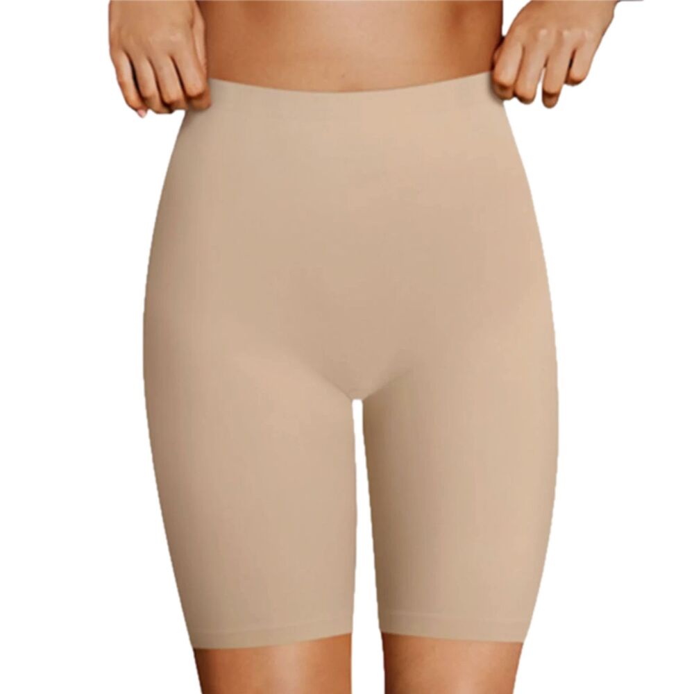 Maidenform Sz L SmoothTec Waist Tummy Thigh Slimmer DM0035 Light Control Beige